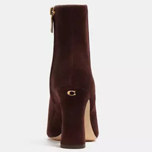 Coach Carter Suede Bootie Size 6.5 - Picture 4 of 14